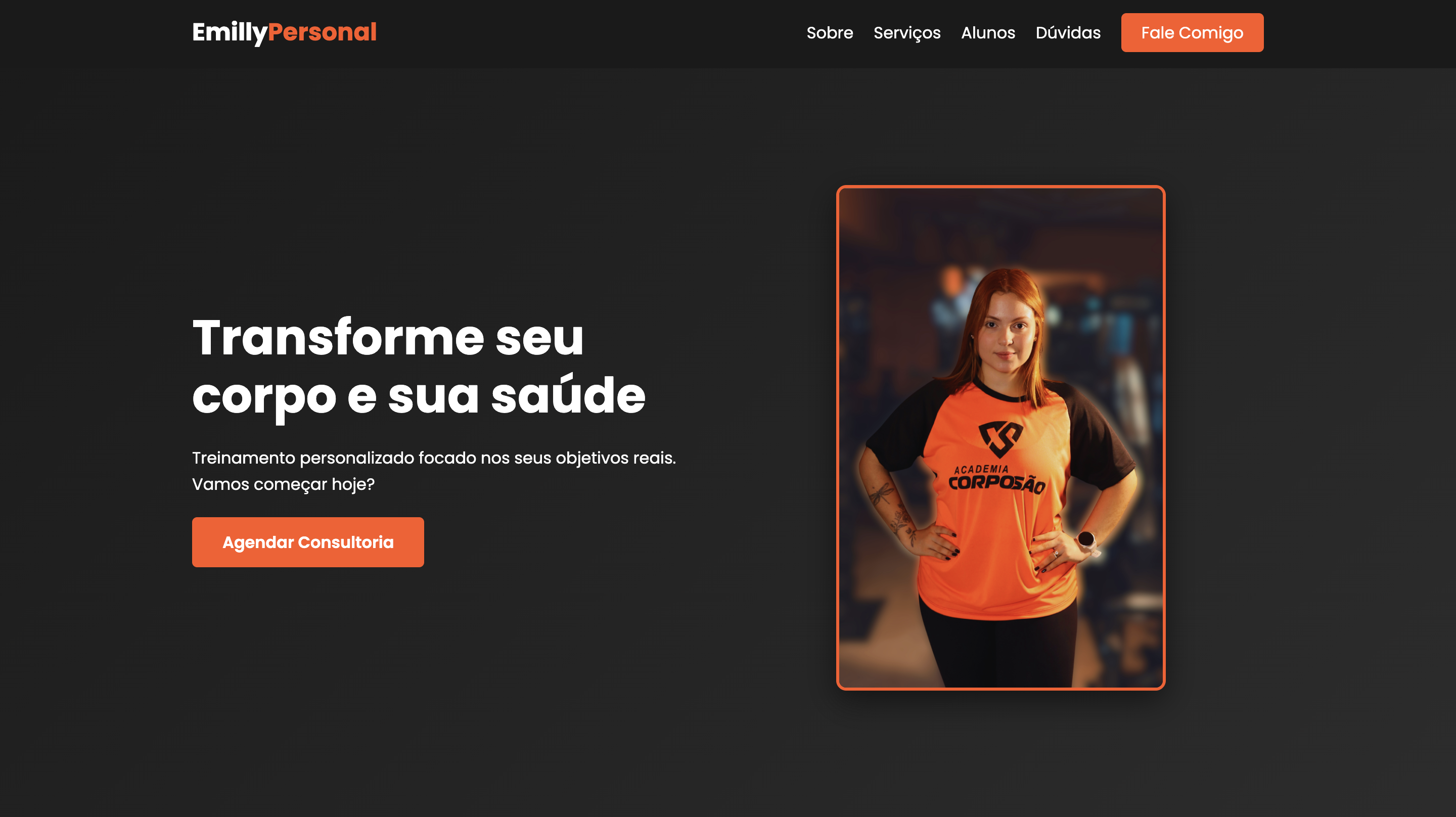 Landing Page - Personal Trainer